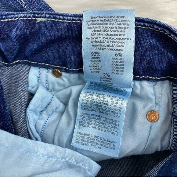 Mother Women The Looker Dark Graffiti Mid-Rise Skinny Designer Jeans W24-26/L29 - Picture 8 of 15